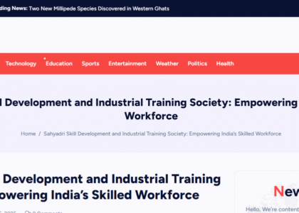 sahyadri skill development and industrial trainning society #ssdits